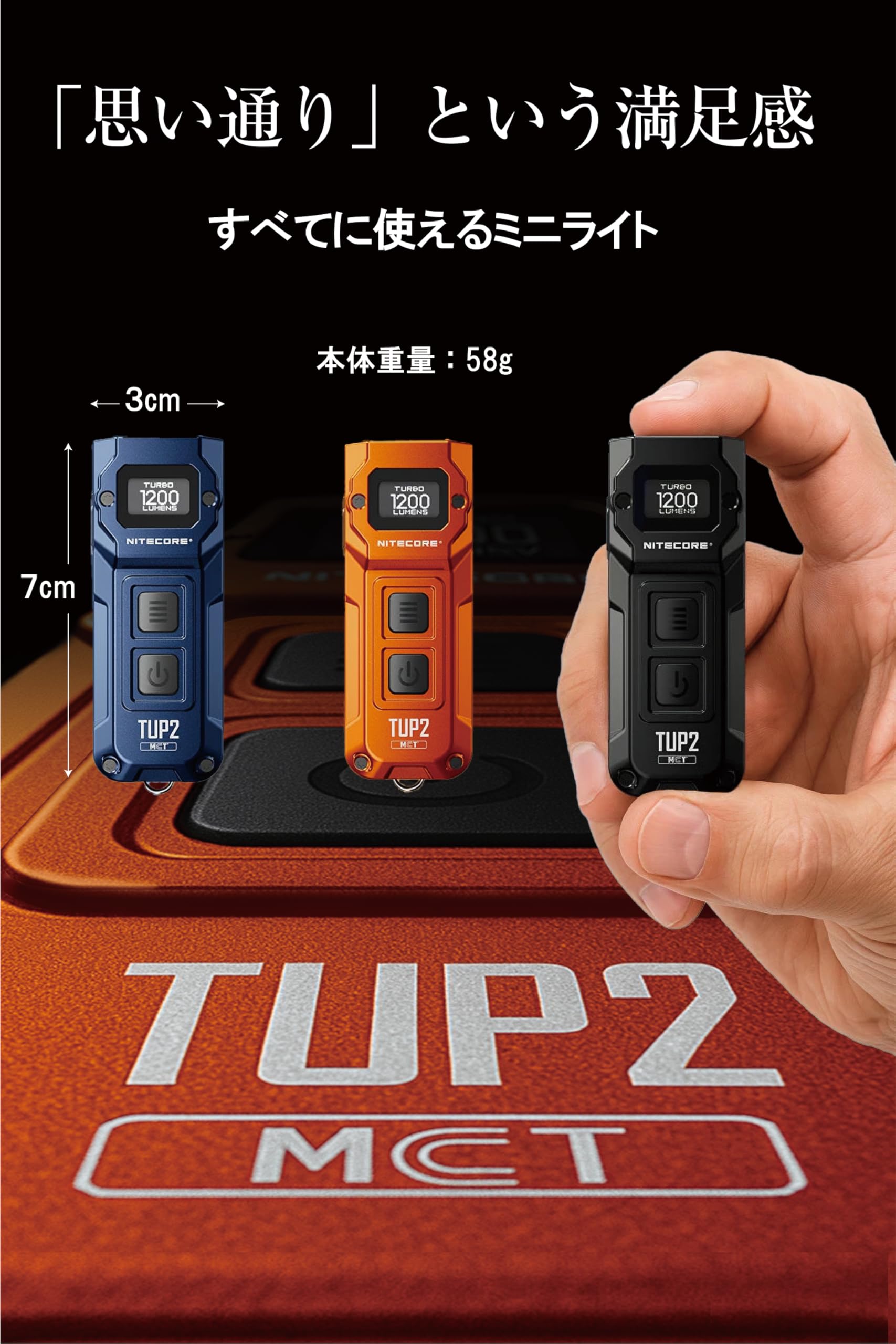 Amazon.co.jp: 【7cmの高性能ミニライト：日本正規代理店】〔限定キー